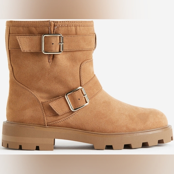 H&M Women's Tan Ankle Boots - Picture 8 of 8